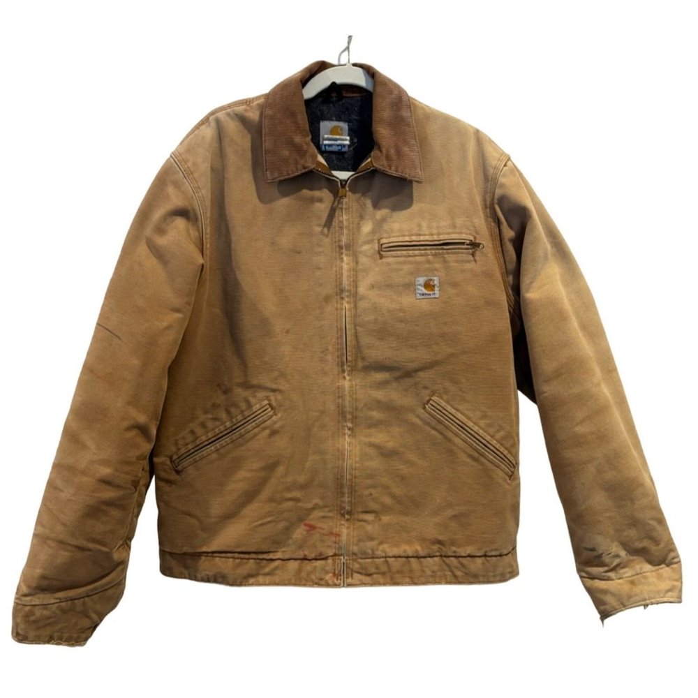 Men's Vintage Detroit Carhartt Blanket Lined Jacket Size 42 TALL